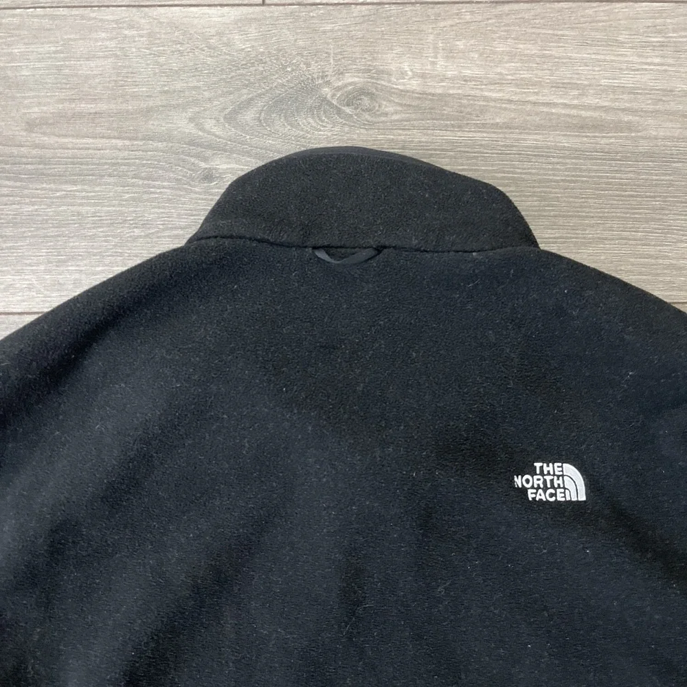 The North Face Mens XL Full Zip Fleece Sweater Black Branded